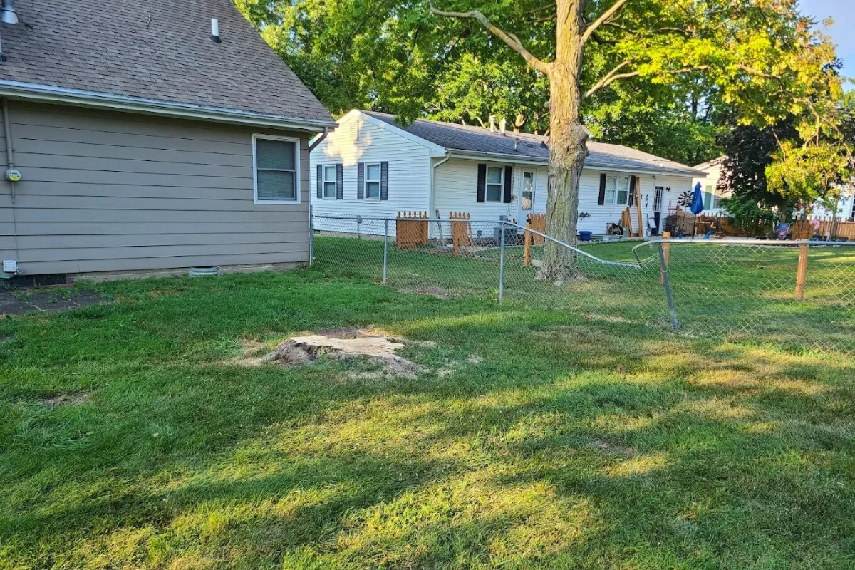 Emergency Services Storm Damage Before After Results Trimmed Up Trees Expert Tree Care Services Illinois